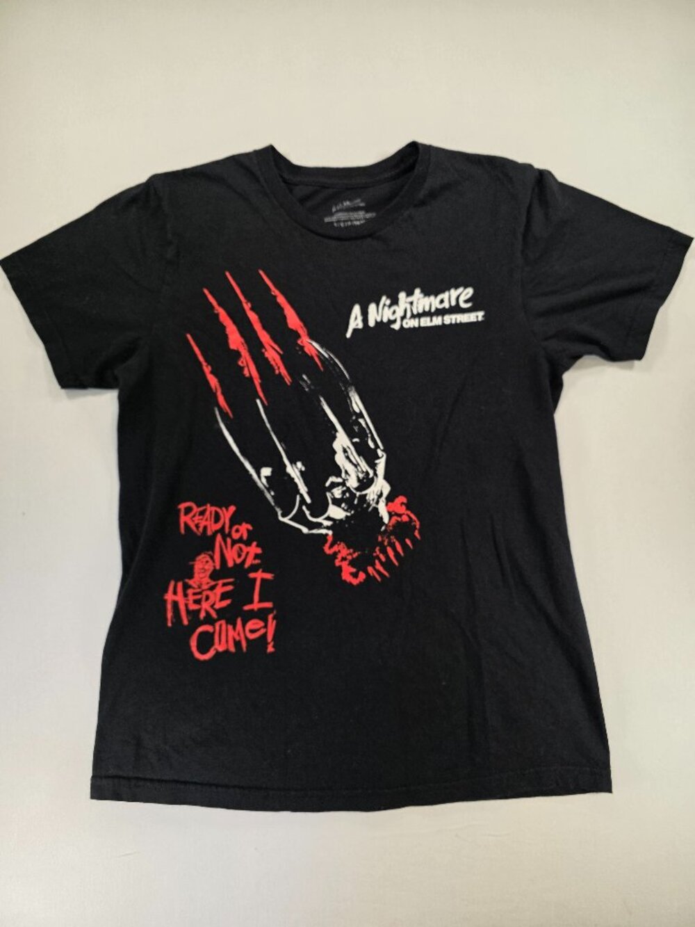 A Nightmare On Elm Street T-shirt Halloween Freddy Kruegar S (34/36)